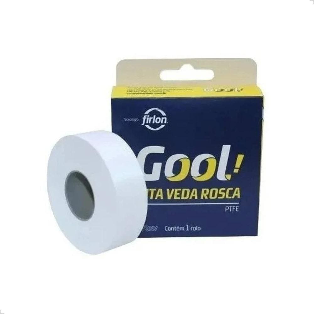 Fita Veda Rosca Gool 18mmx10m Tubos Conexões Pvc Metal