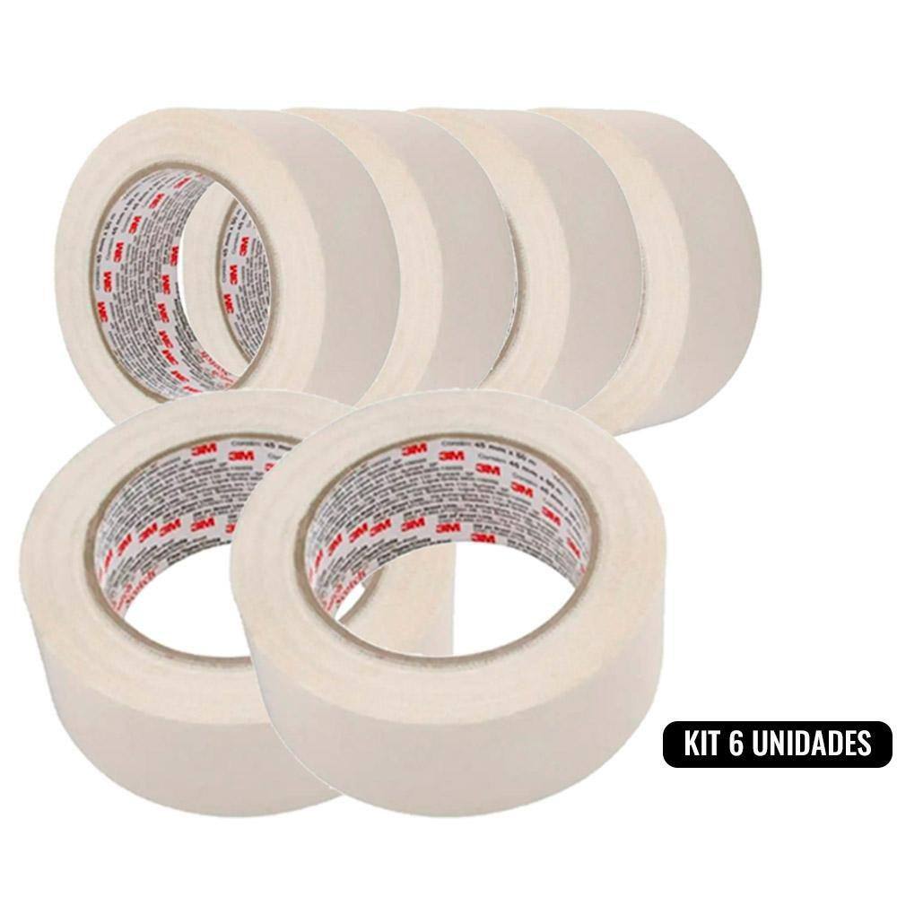 Kit Fita Crepe 48mm x 50 Metros 6 Unidades 3M