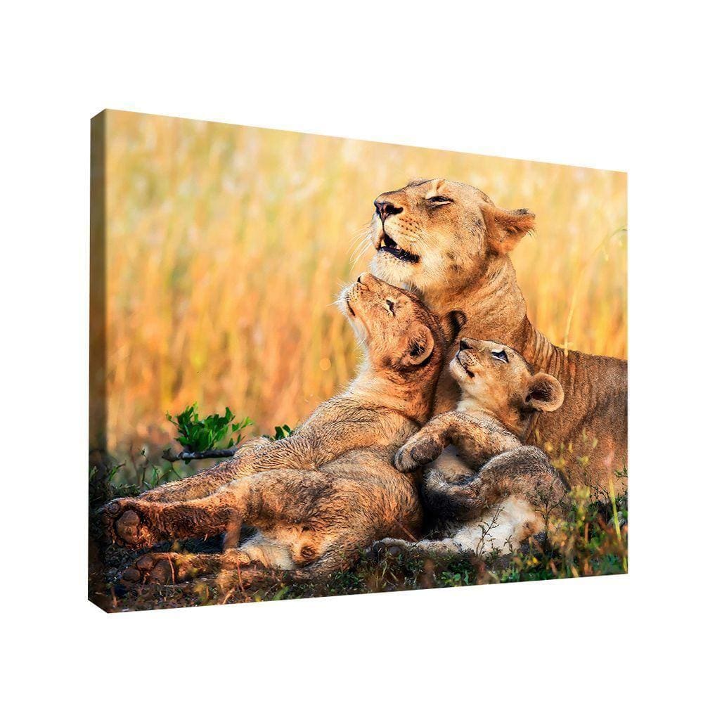 Quadro Decorativo Leoa Rainha Pequeno 60x40