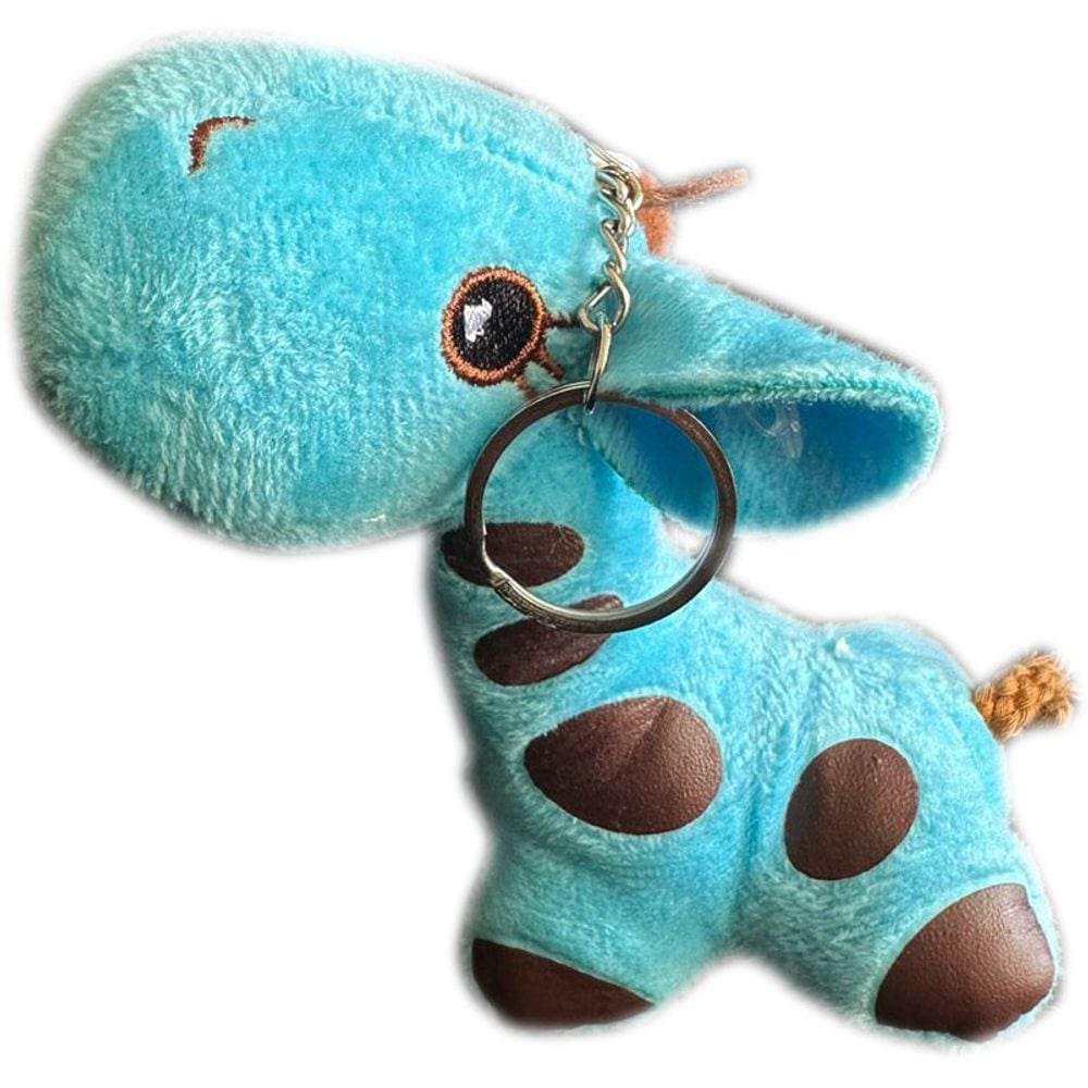 Girafa De Pelúcia Chaveiro Para Bolsas Mochilas Estojo 11cm