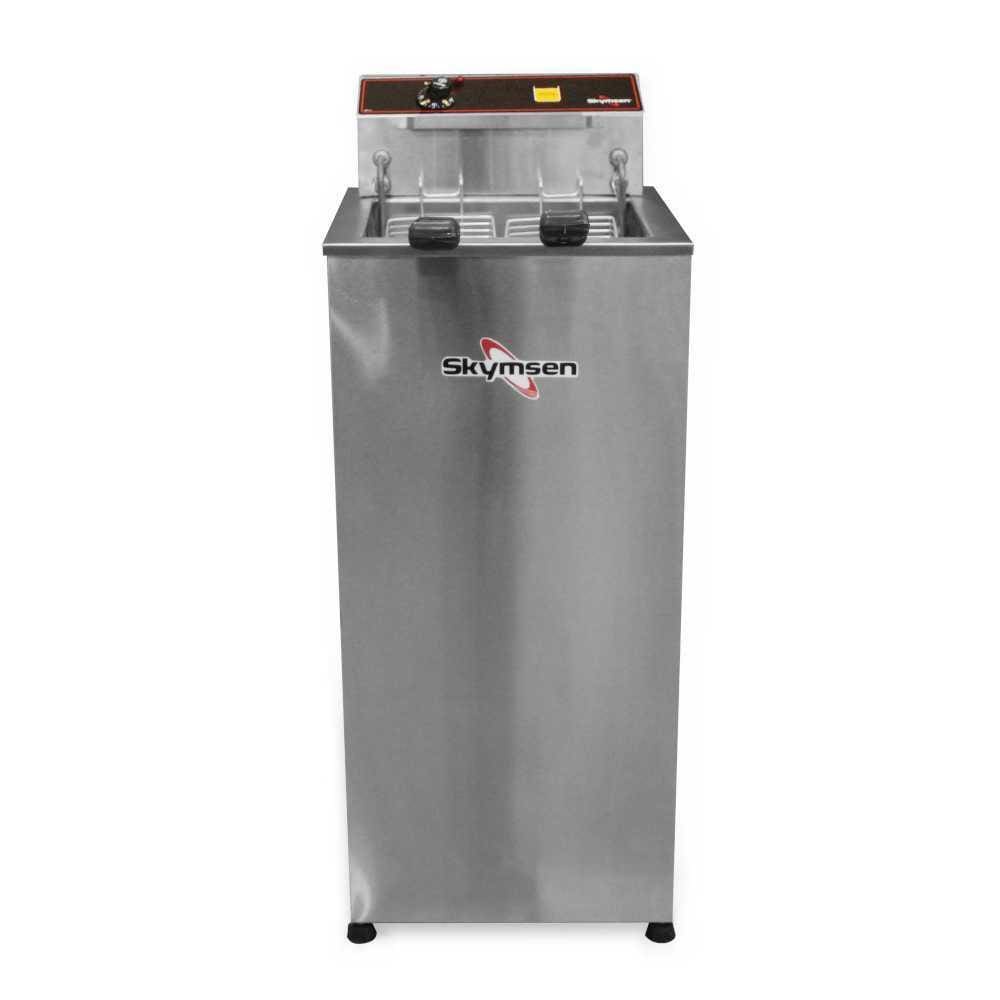 Fritador Elétrico Gabinete 15 Litros 2 Cestos Zona Fria FZP 220V - Skymsen