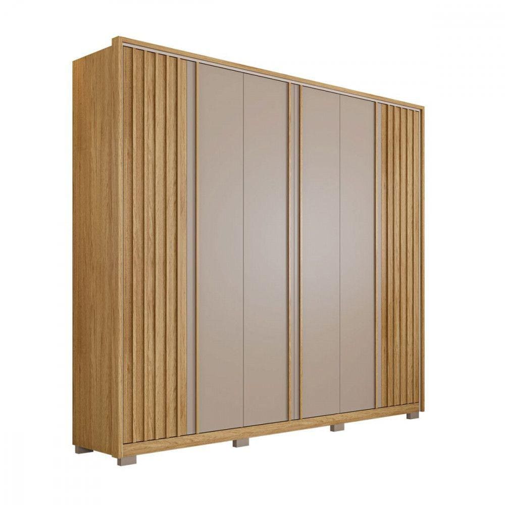 Guarda Roupas Casal 6 Portas 4 Gavetas Apollo Caemmun