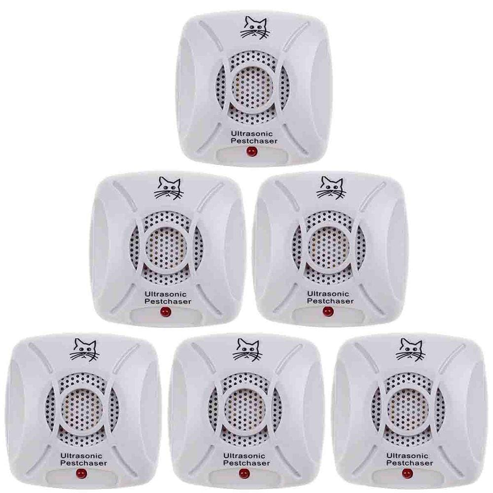 Repelente Ultrassonico de Tomada Kit 6 Uni Anti Mosca Mosquito Insetos Segurança
