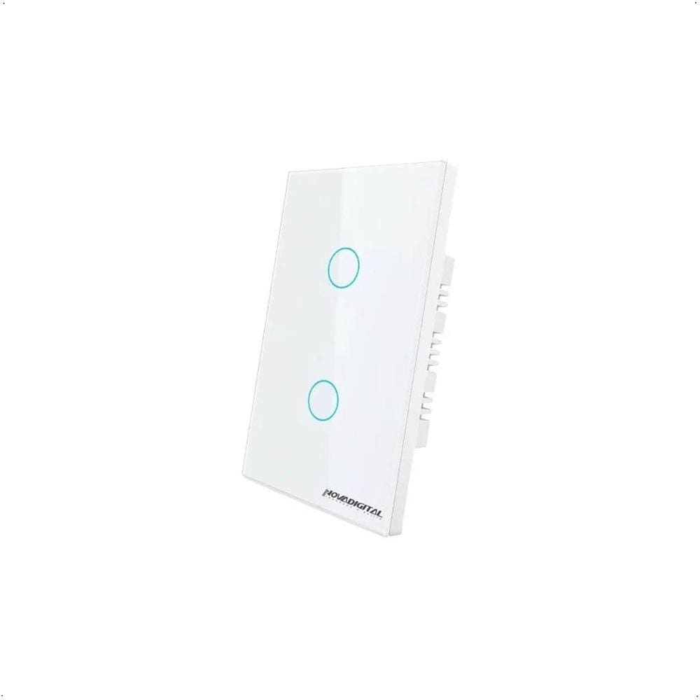 Interruptor Intel Wi-Fi Novadigital 2 Botão Lite-S - Preto