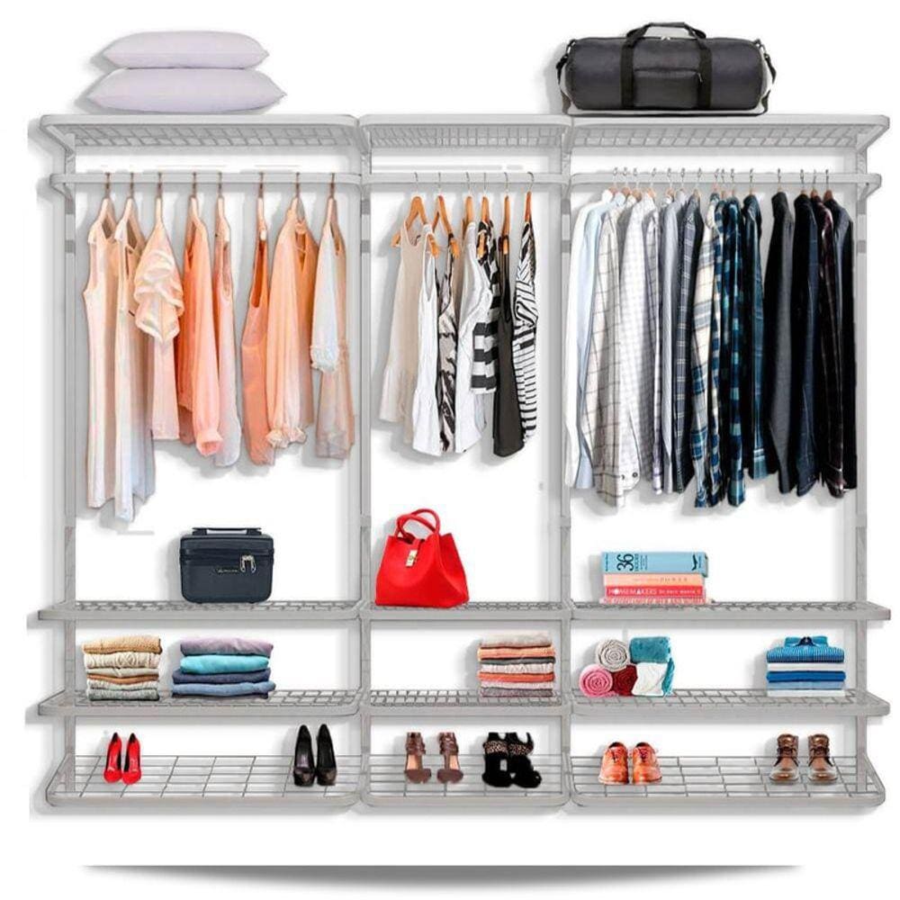 Guarda Roupa closet aramado sem portas CLR285 - 2,50m BR