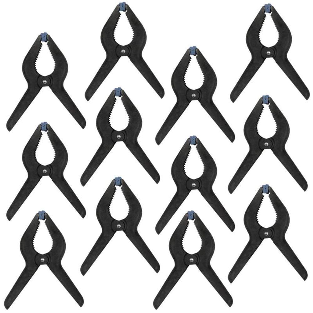 Kit de Grampos Multiuso 4 POL (100 mm) Reforçado 7354 com 12 Peças BRASFORT