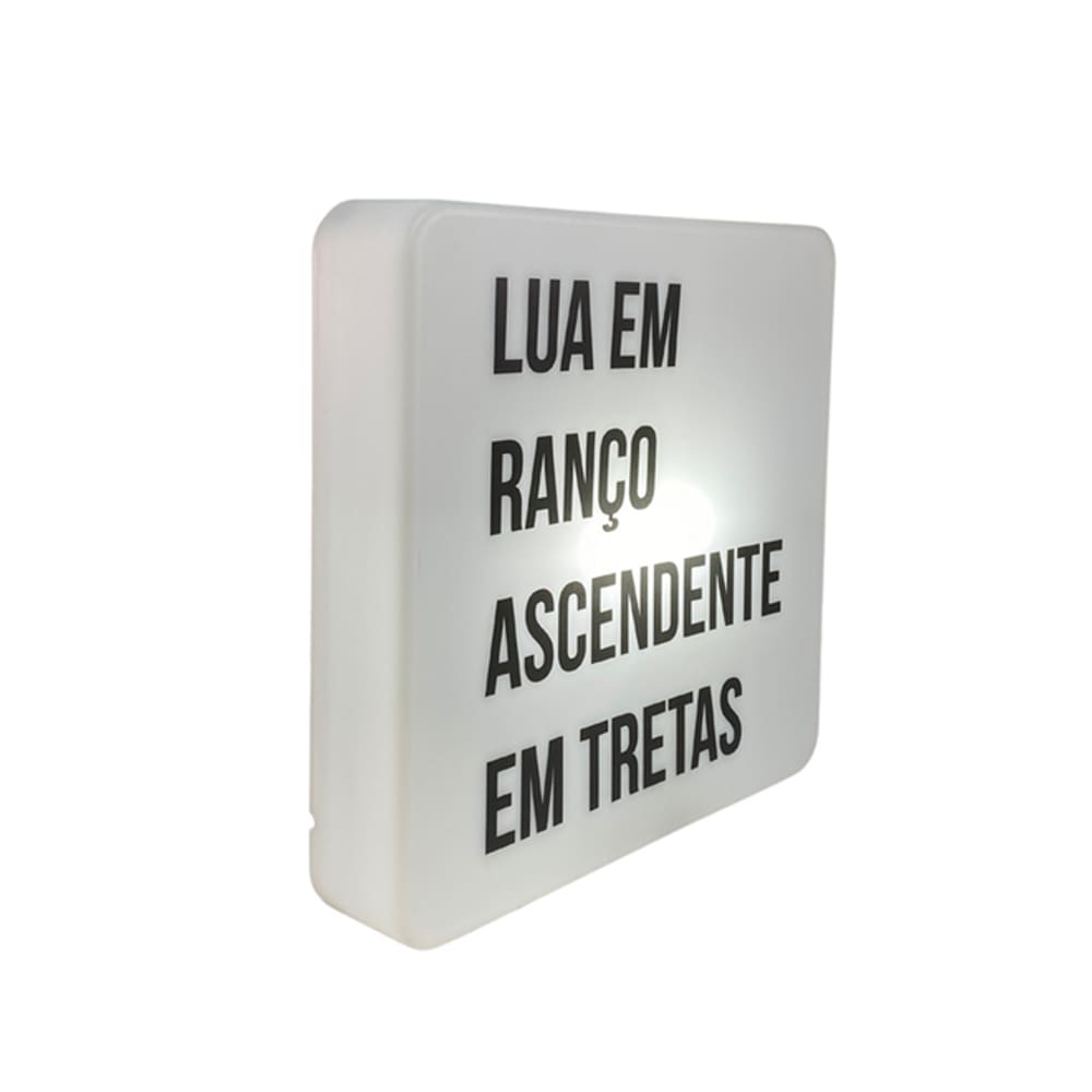 Luminária Box Slim Dupla do Caos USB