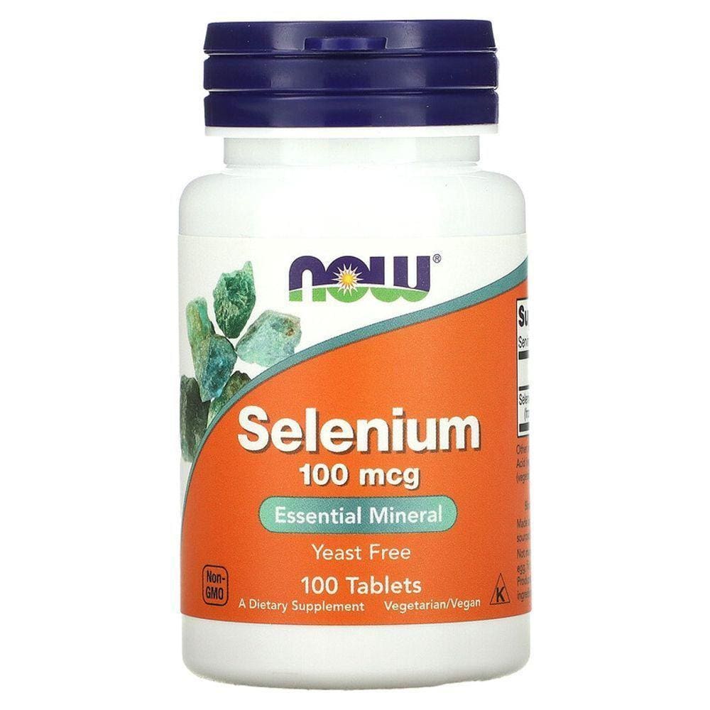 Selênio, 100 Mcg, 100 Comprimidos, Now