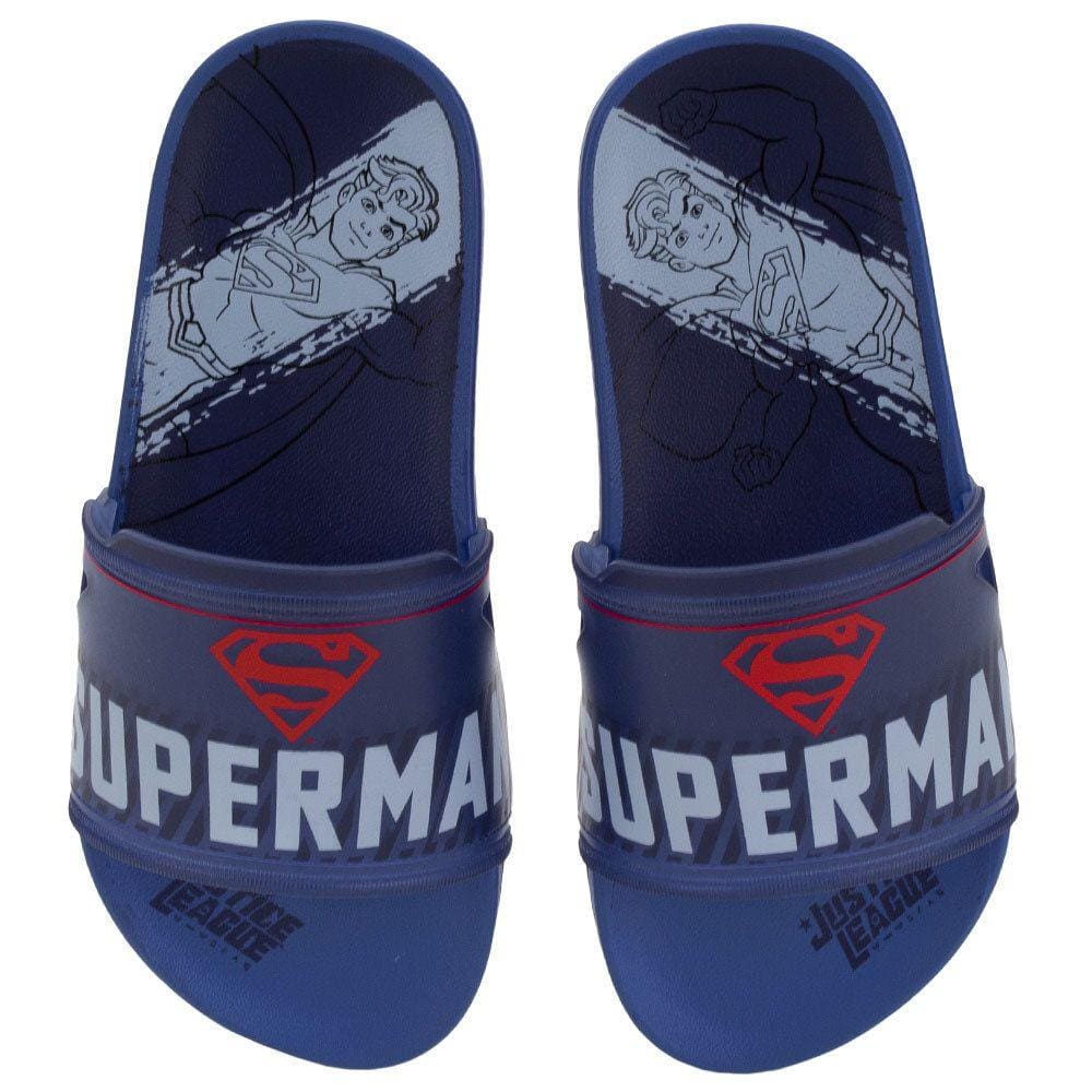 Chinelo Infantil Slide Liga Da Justiça Grendene Kids - 22445