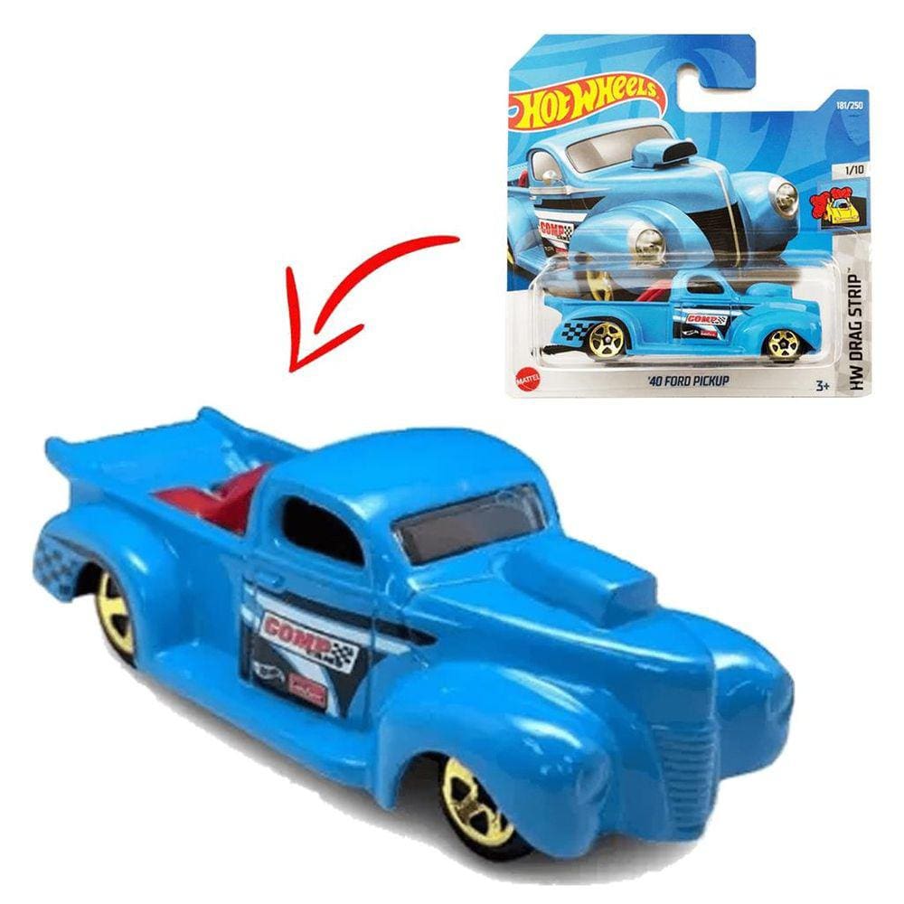 Hot Wheels `40 Ford Pickup Azul Drag Strip Mattel HCV92