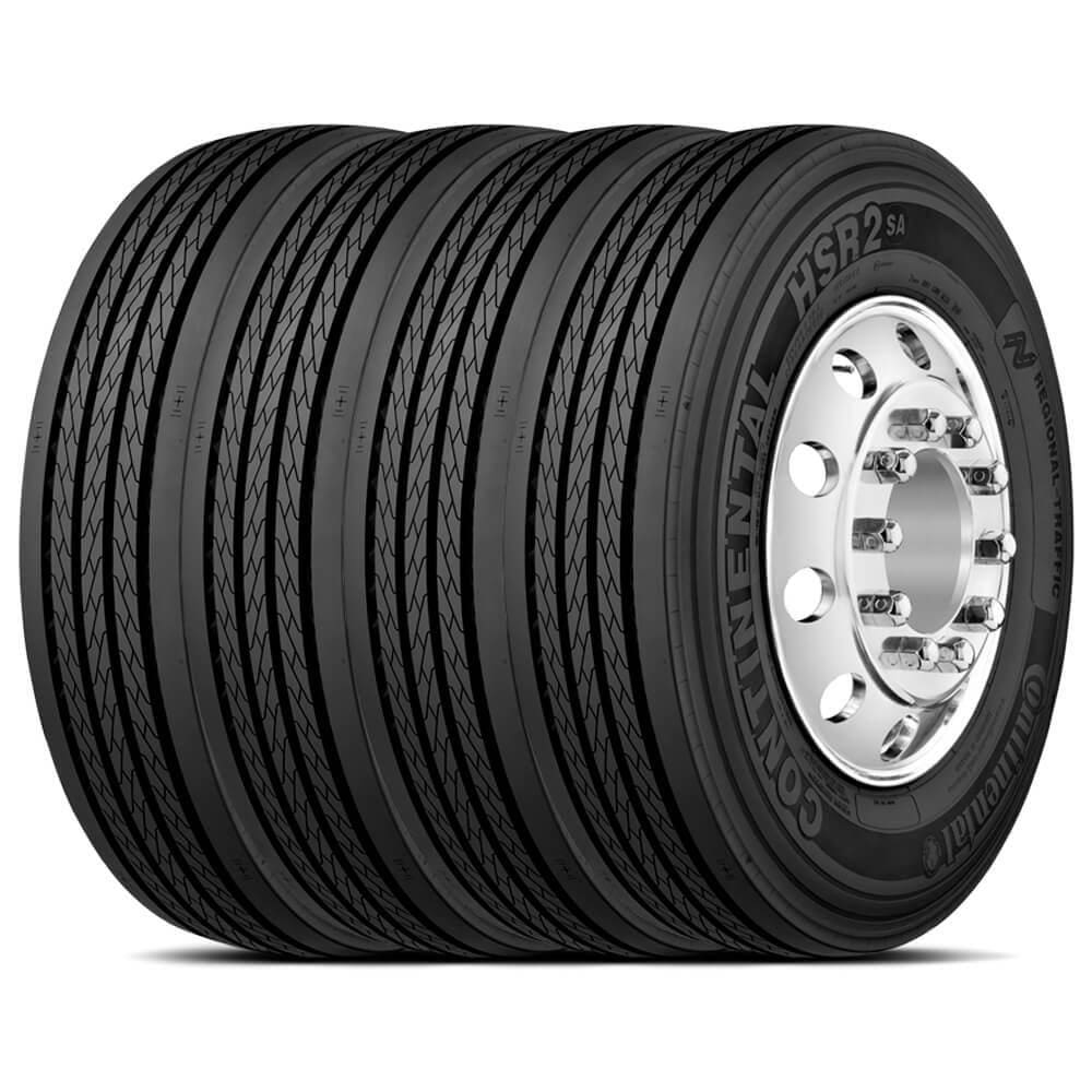 4 Pneu Continental 275/80r22.5 149/146l Direcional Hsr2 Sa