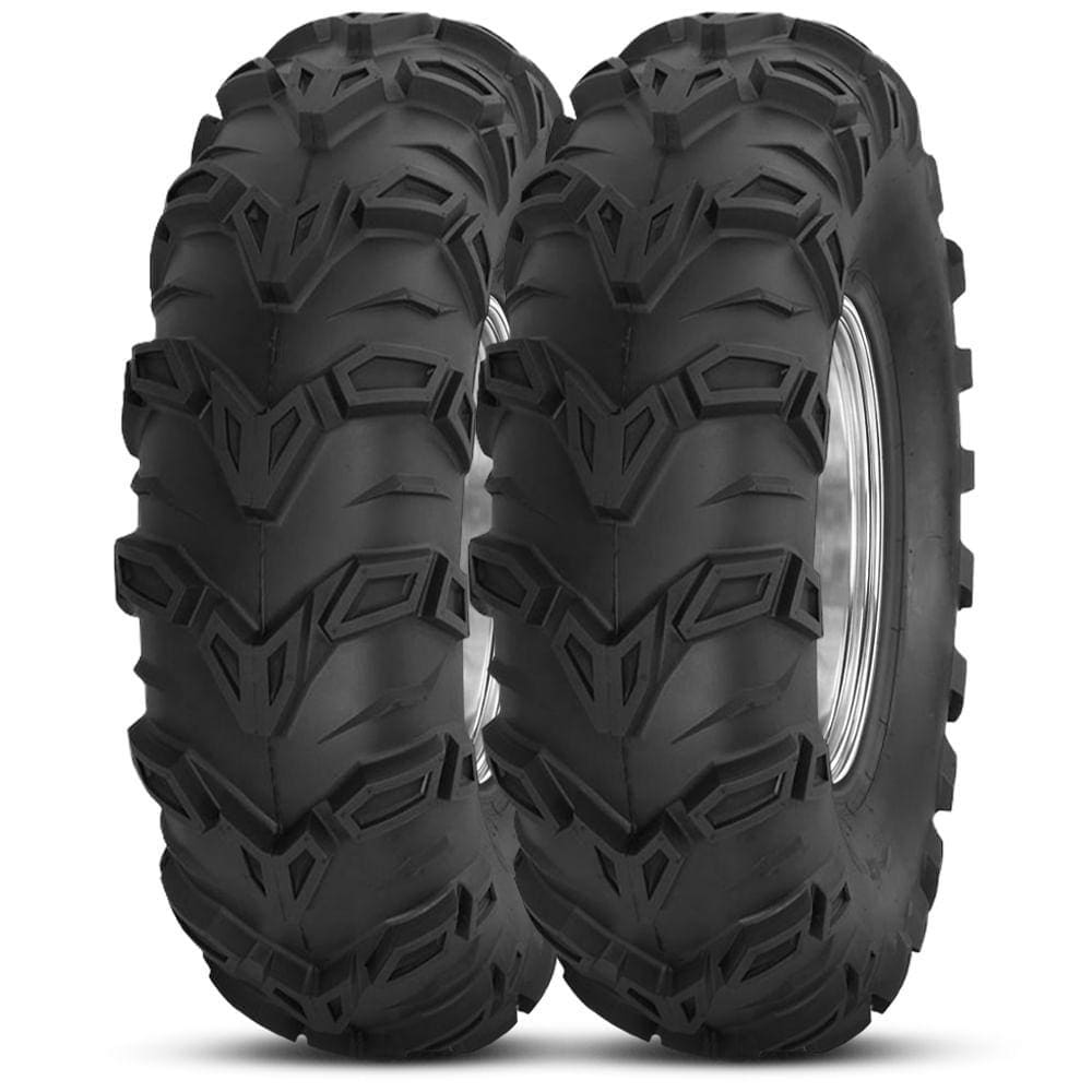 Kit 2 Pneu Quadriciclo Arisun 24x8-12+at-12 Tl 6 Lonas