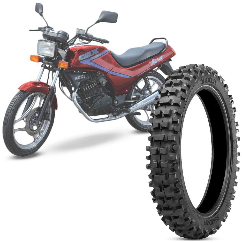 Pneu Moto Cbx Technic 90/90-18 51m Traseiro Tt Tmx Trilha