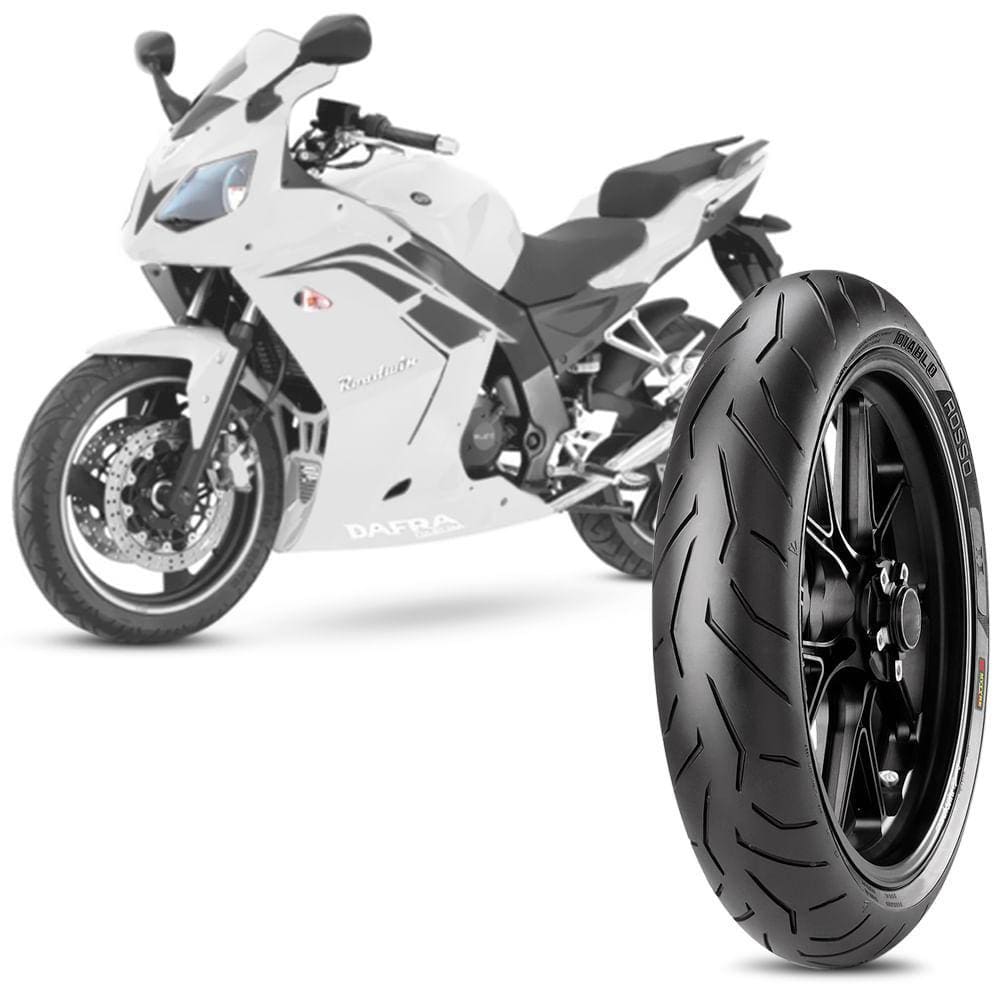 Pneu Moto Roadwin 250r 110/70-17 54h Diant Diablo Rosso Ii
