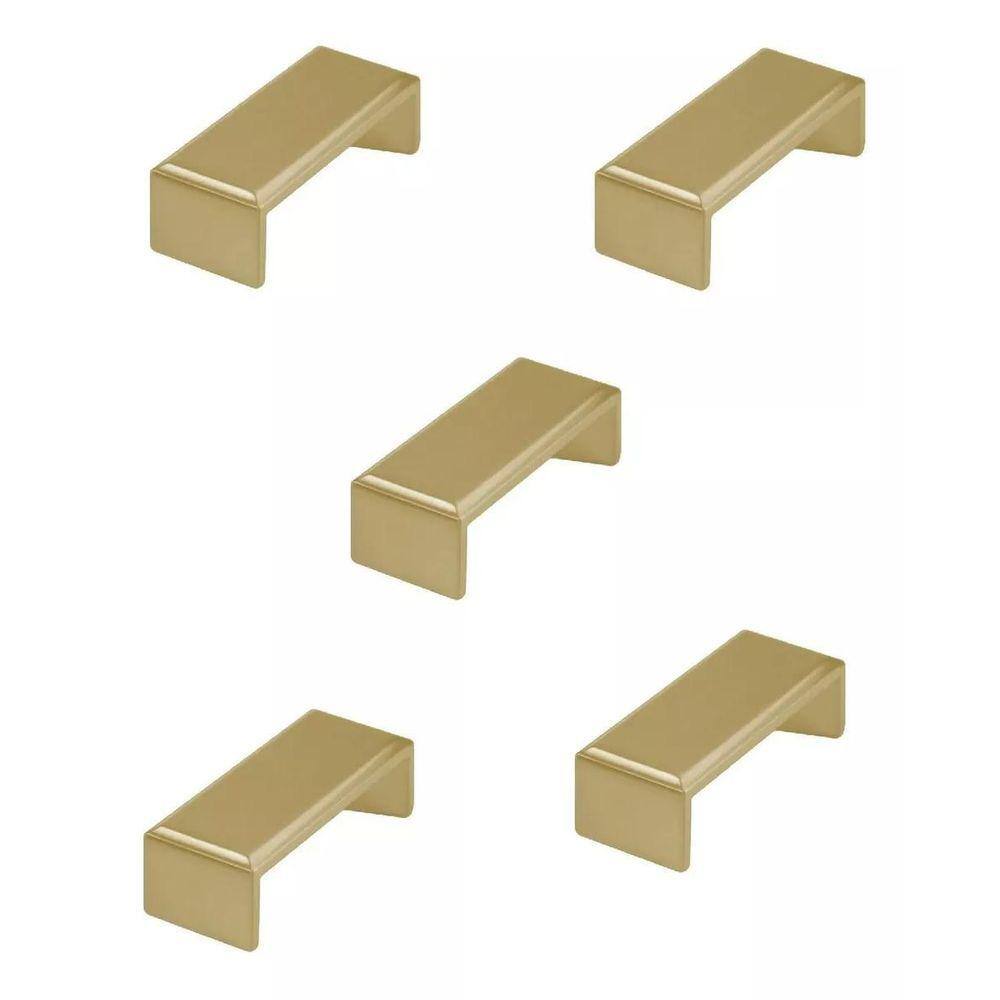 Kit 5 Puxador Creta Dourado Zen 64 Mm Zp3949.955