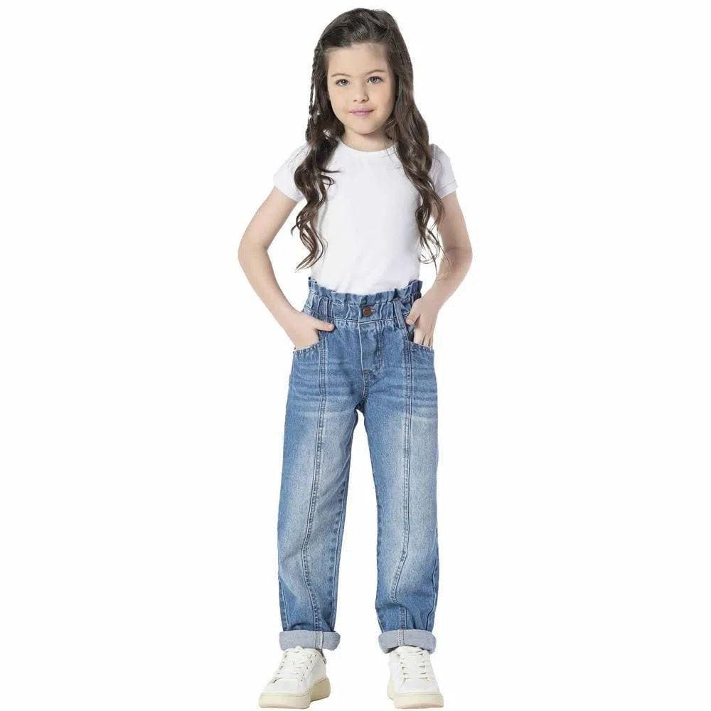 Calça Jeans Infantil Feminina Clochard Mania Jeans Ref: 6169 12/18
