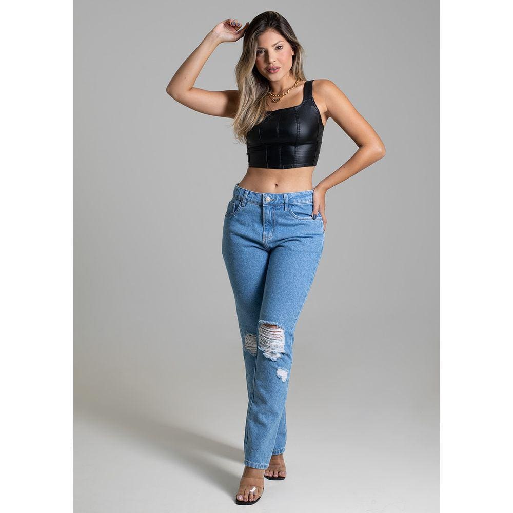 Calça Feminina Reta Sawary