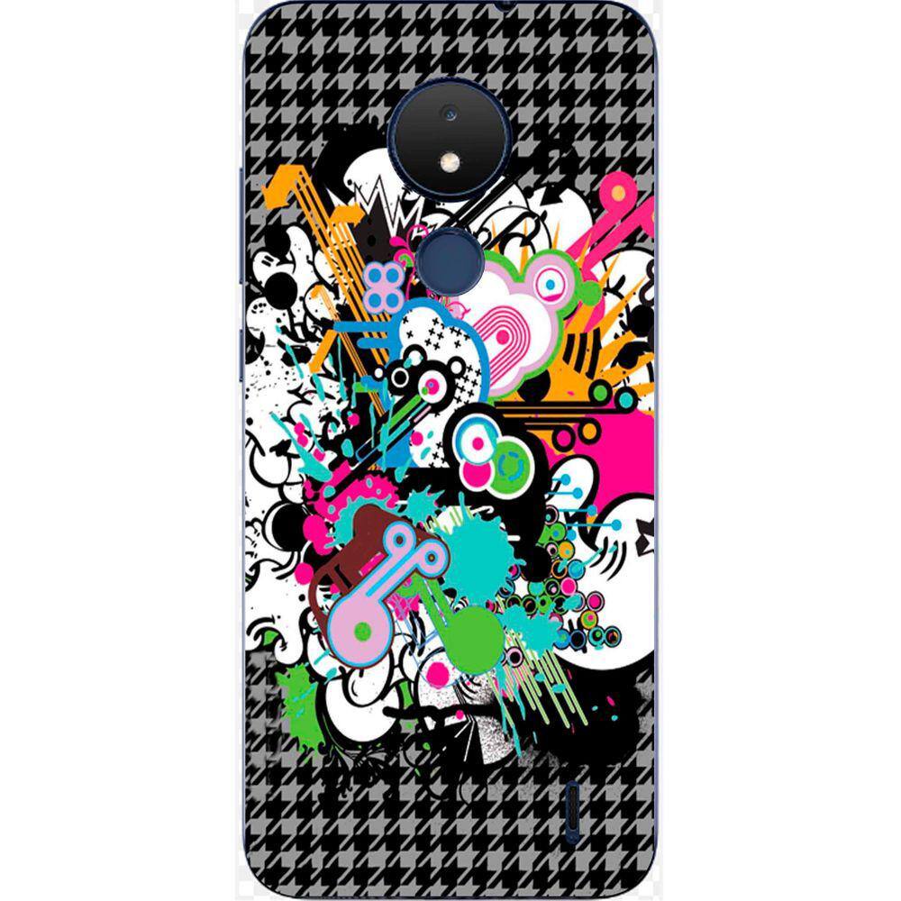 Capa Adesivo Skin022 Verso Para Nokia C21 2022