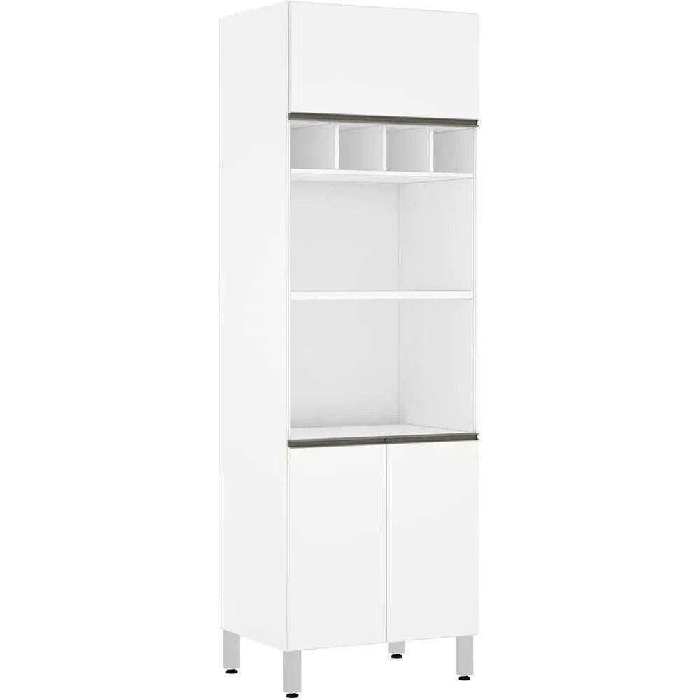 Paneleiro Perola 70 Cm Duplo Nicho Branco