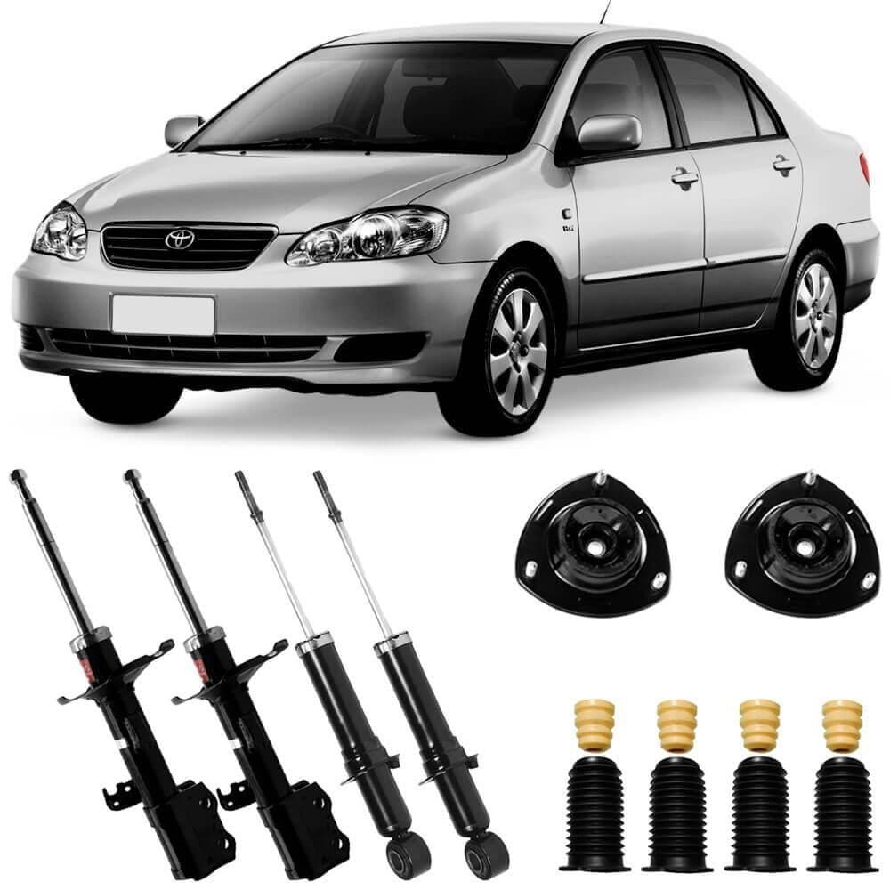 4 Amortecedor Corolla 2003 A 2008 Diant Tras Kayaba E Kit
