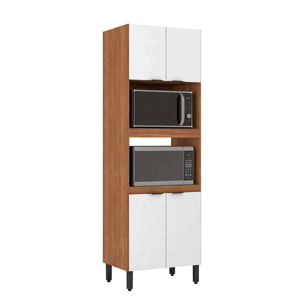 paneleiro duplo forno firenze 4 pt amendola e branco