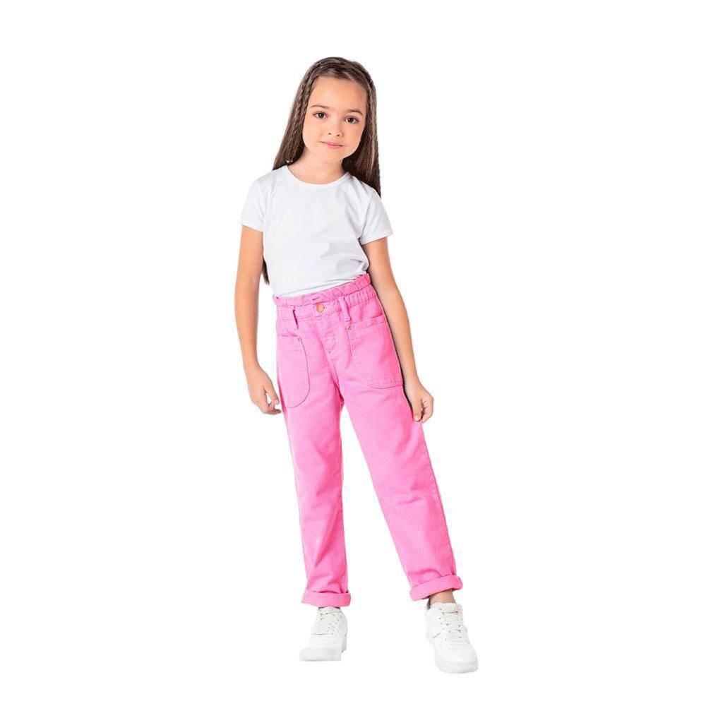 Calça Infantil Sarja Clochard Color Mania Jeans Ref:6218 4/10