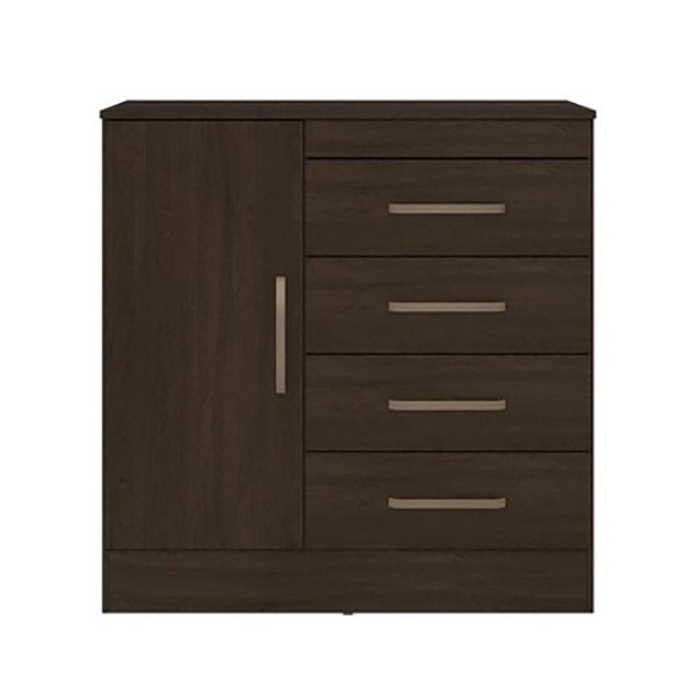 Cômoda Demóbile Montevidéu 1 Porta 4 Gavetas
