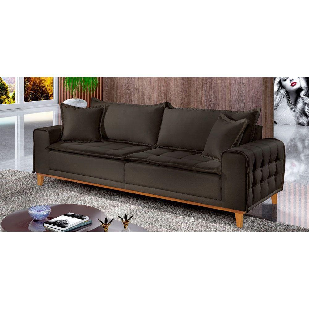 Sofá Fixo Orfeu 2 Lugares Luxo 160cm Castellar Móbile