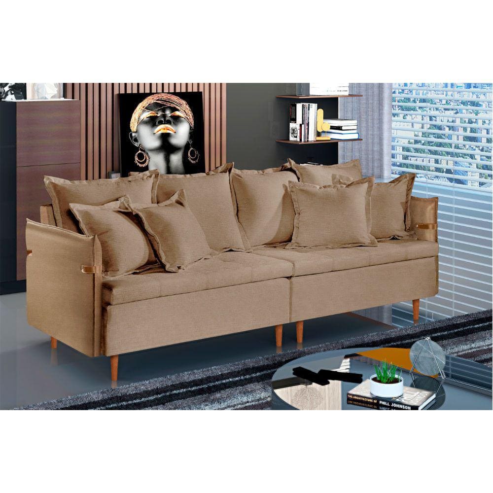 Sofá Fixo Atlas 2 Lugares Luxo 160cm Castellar Móbile