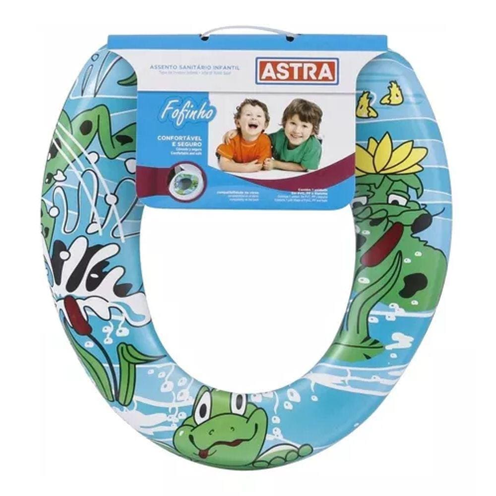 Assento Infantil Para Vaso Sanitário - Almofadado - Colorido
