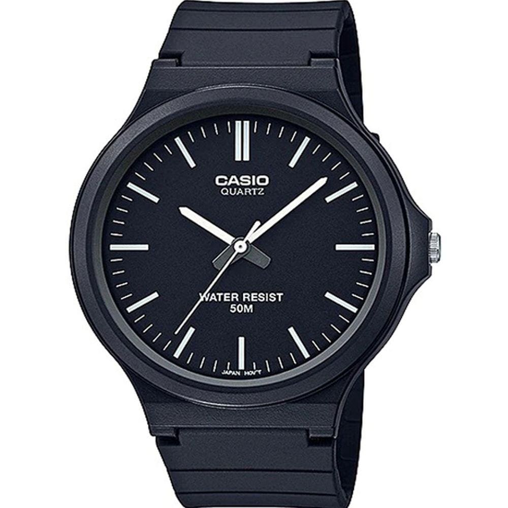 Relógio Casio Masculino Casual Redondo Analógico Preto MW-240-1EVDF
