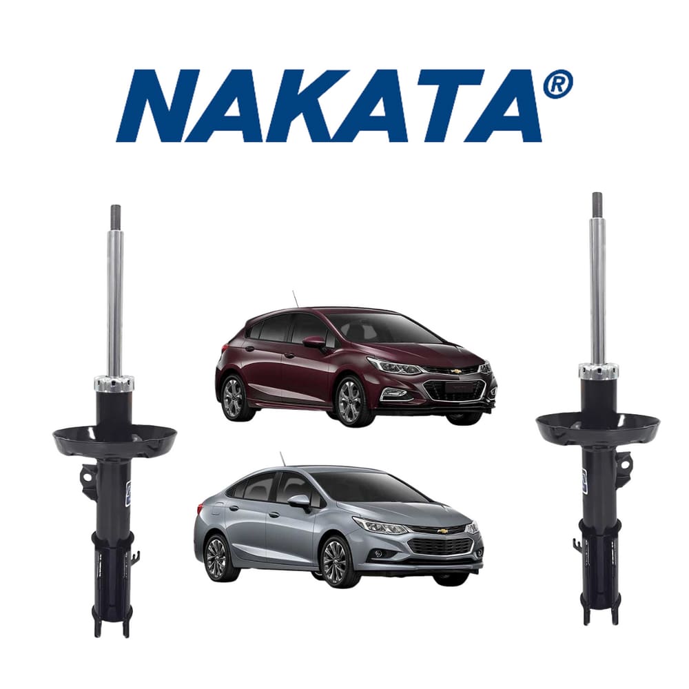 Par Amortecedor Chevrolet Cruze Sedan 2016 A 2019 Dianteiro Direito + Esquerdo Nakata