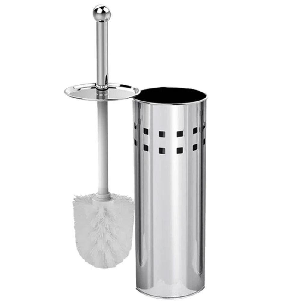 Escova Sanitaria Inox C Suporte 27X10cm Banheiro