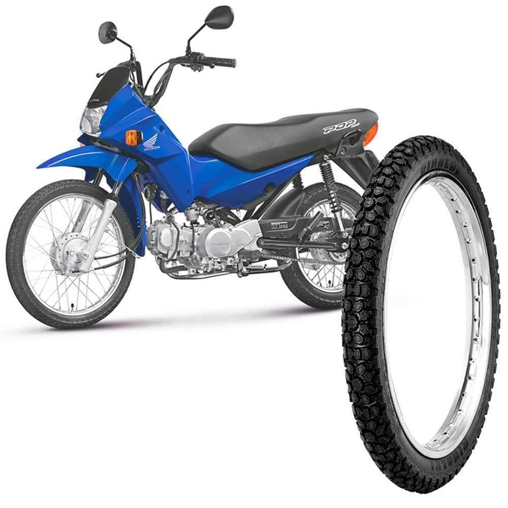Pneu Moto Pop 100 Aro 17 2.50-17 43l Dianteiro Wh21
