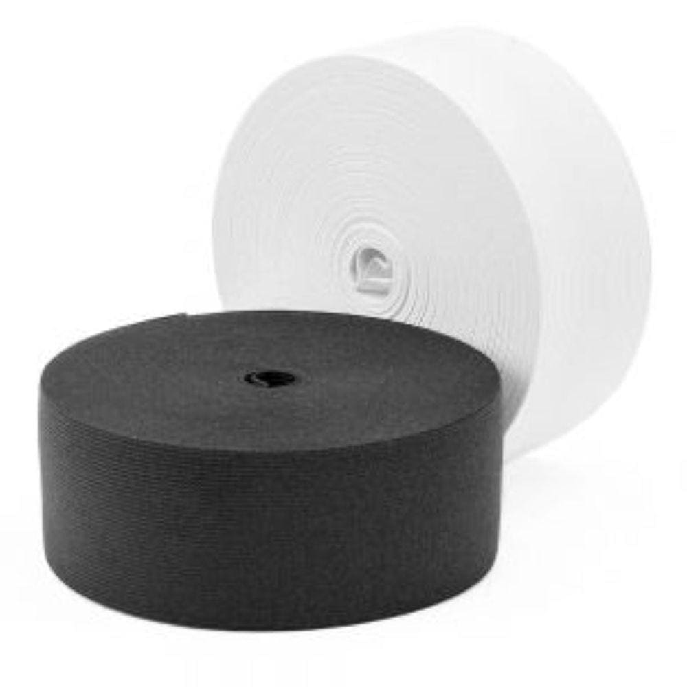 Elástico Colombe Crochet São José 50 mm Preto - 25 Metros