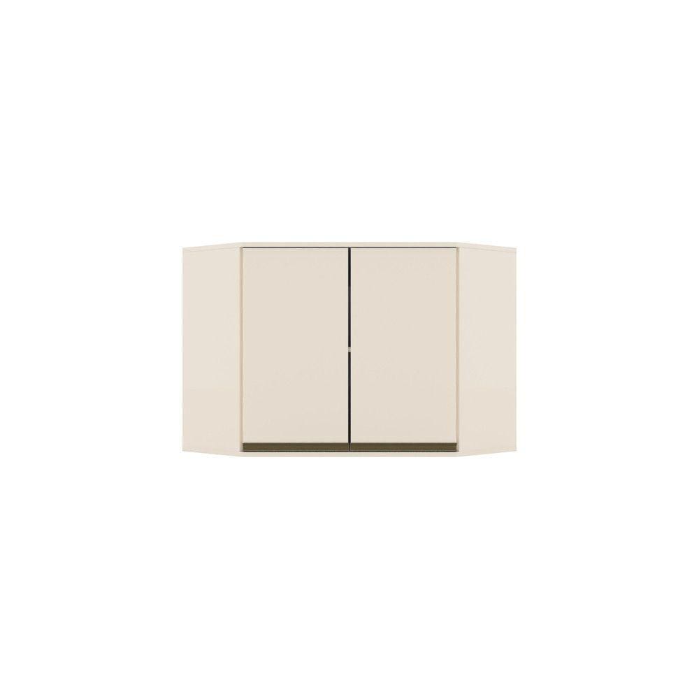 Armário Aéreo de Cozinha Canto Oblíquo 2 Portas Connect Henn