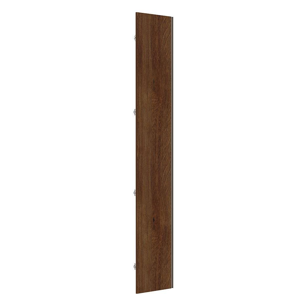 Porta Lateral Closet Individual para Roupeiro 4 Portas com Puxador Perfil Champagne Luciane Móveis
