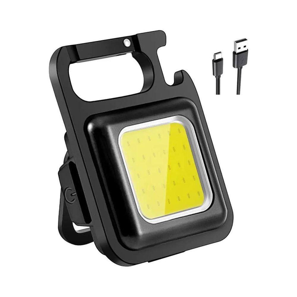 Lanterna Multifuncional Mini Glare Cob Chaveiro Pingente Luz Led Com Ima Abridor De Garrafa Recarregavel L45 Luuk Young