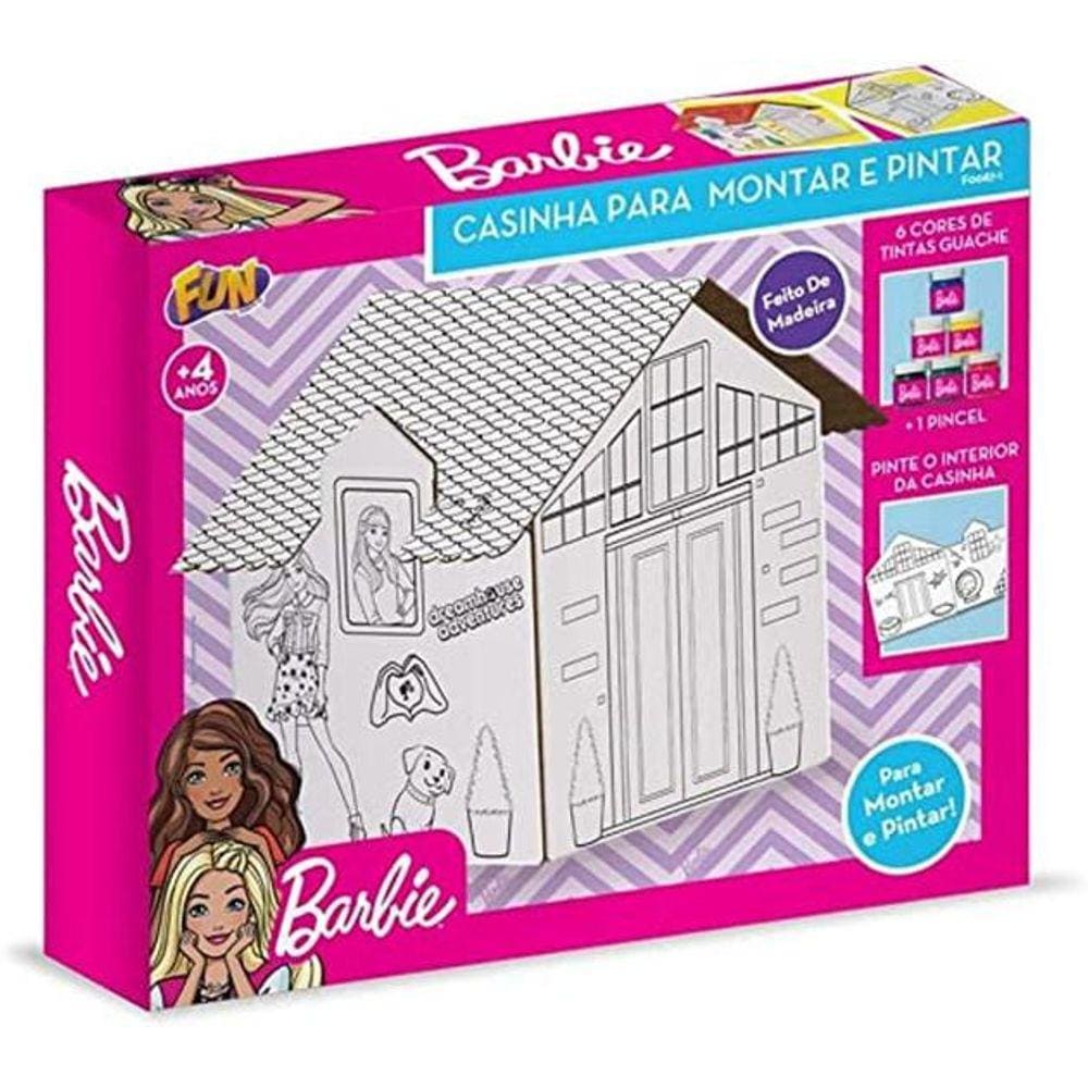 Brinquedos parte EXTRA: Casinha da Barbie em Madeira MDF - Mamãe Plugada