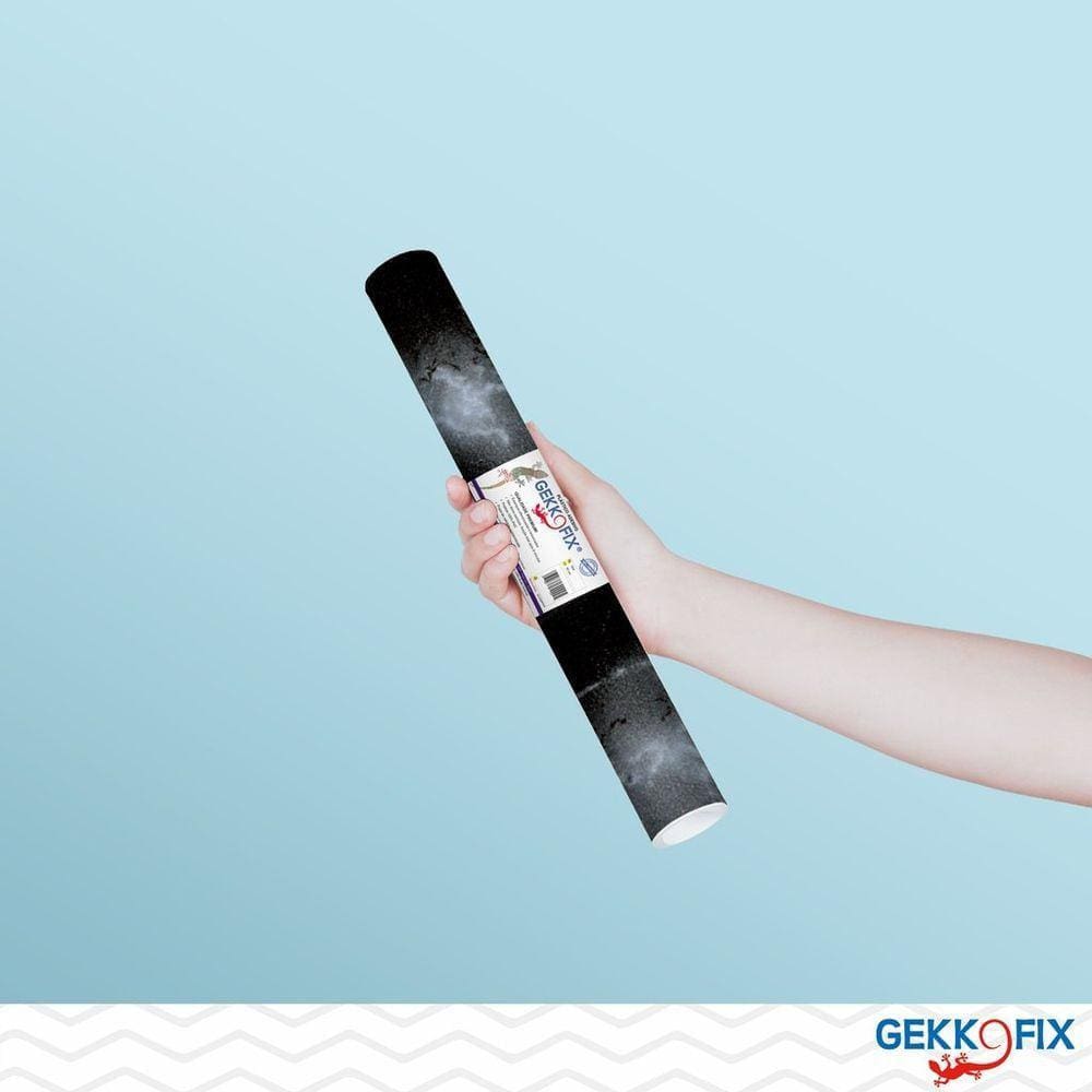Plástico Adesivo Mármore 01 Negro 2m x 45cm - GekkoFix