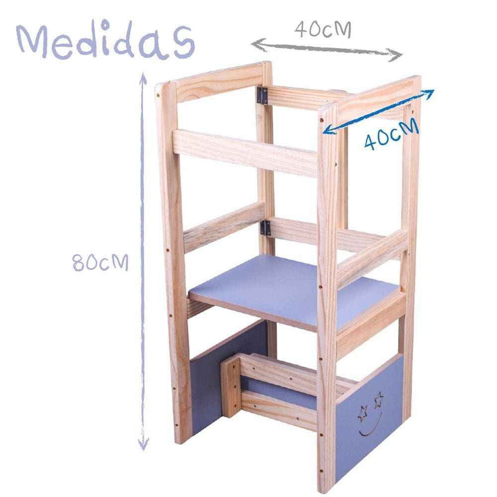 Torre De Aprendizagem Montessoriana Regulagem De Altura 4x1