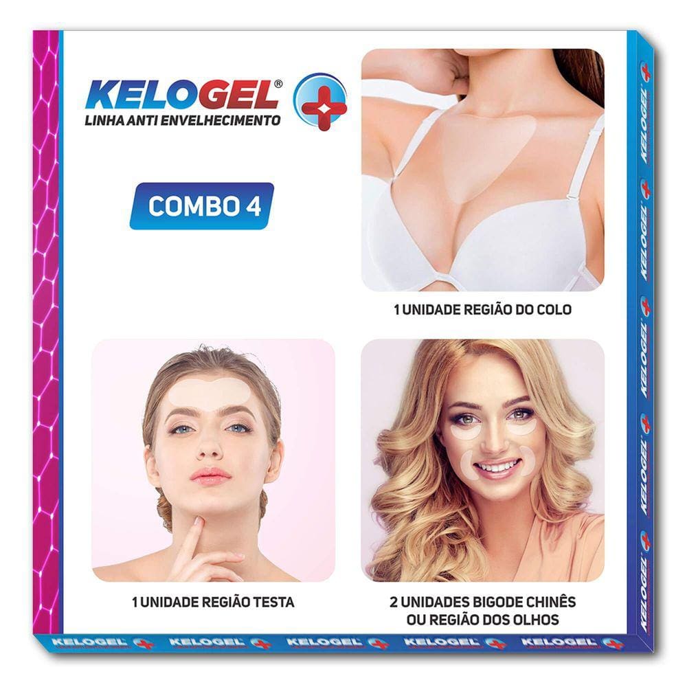 Silicone Antissinais Kit4 Com 1 Colo + 1 Testa+ 2Un Olhos