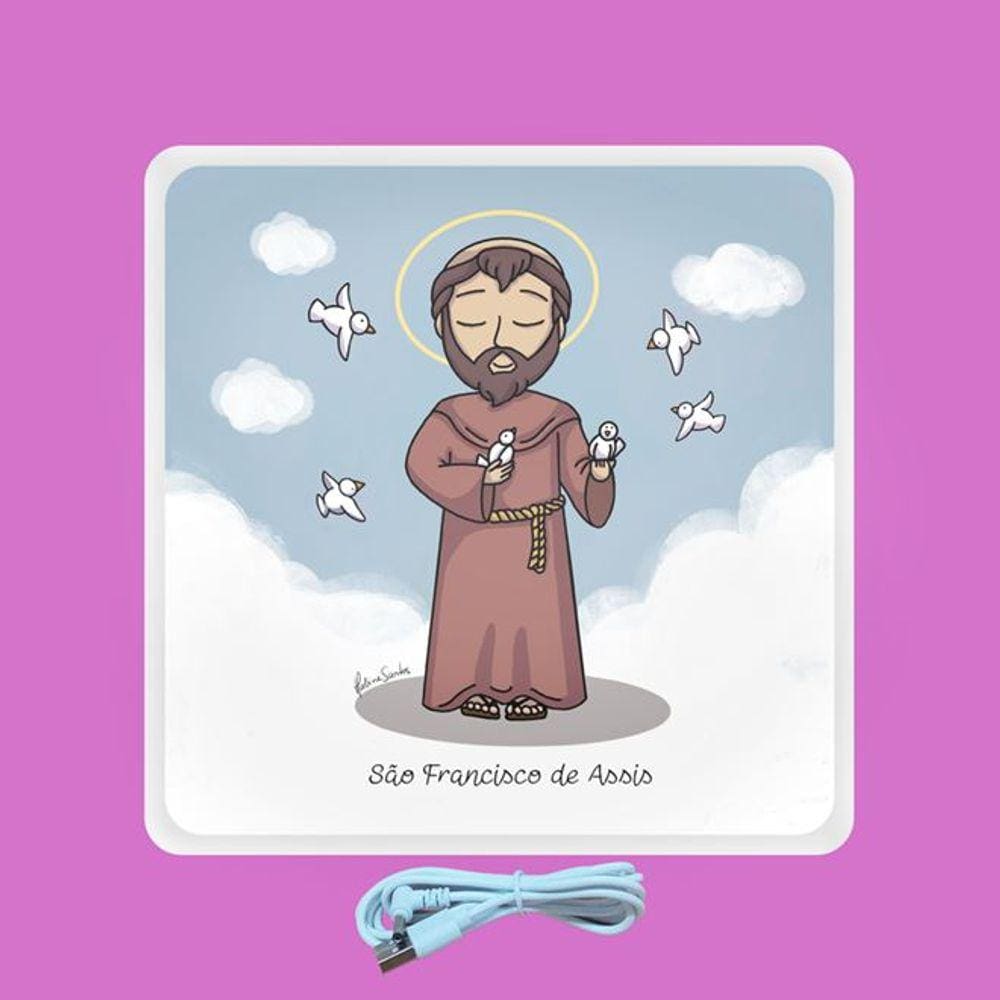 Mini Luminária Box São Francisco USB