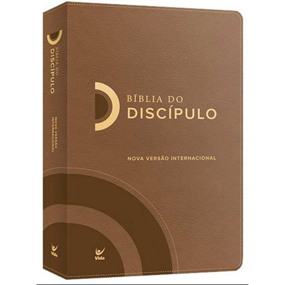 Bíblia Do Discípulo | Versão Nvi | Capa Luxo Marrom