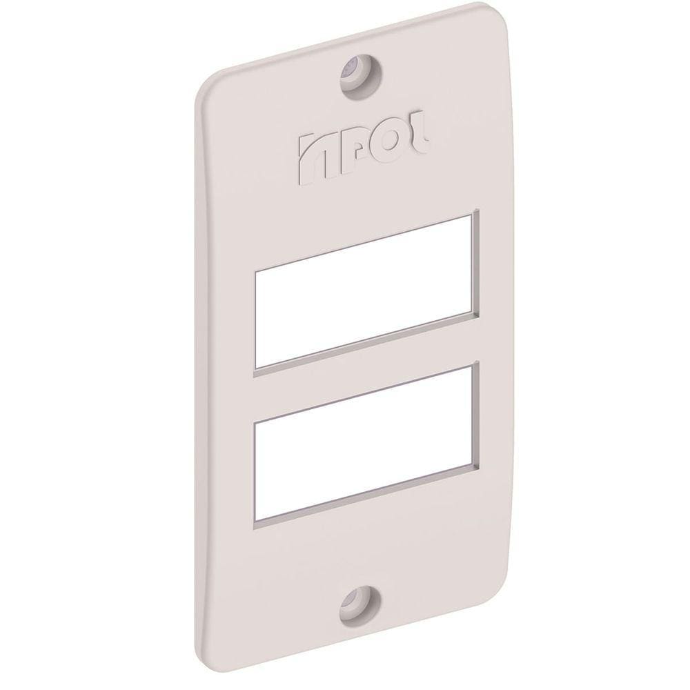 Tampa Condulete Pvc Branca 3/4 02 Tec Separadas Inpol