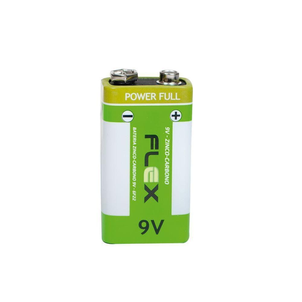Bateria Zinco Carbono 9V - FX-9Z1A - Flex