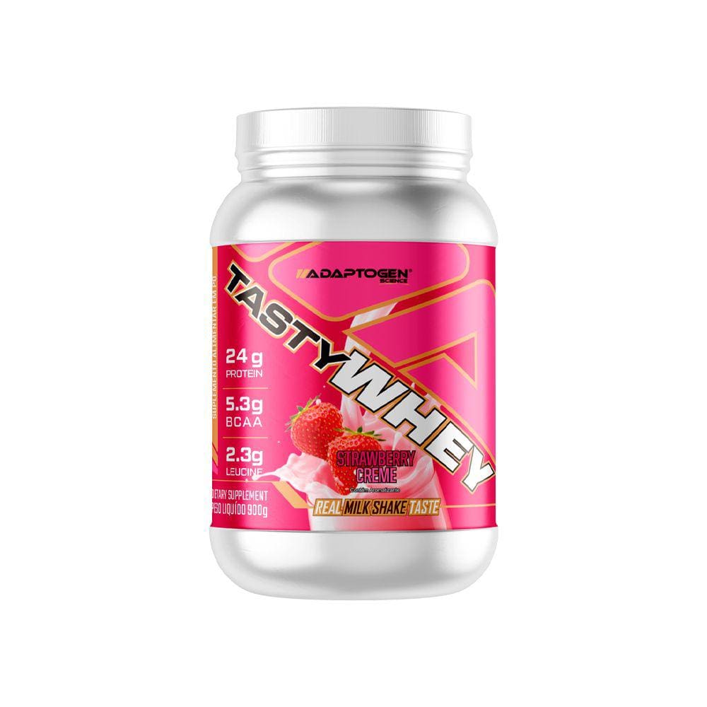 Tasty Whey 3W (900g) Strawberry Creme Adaptogen