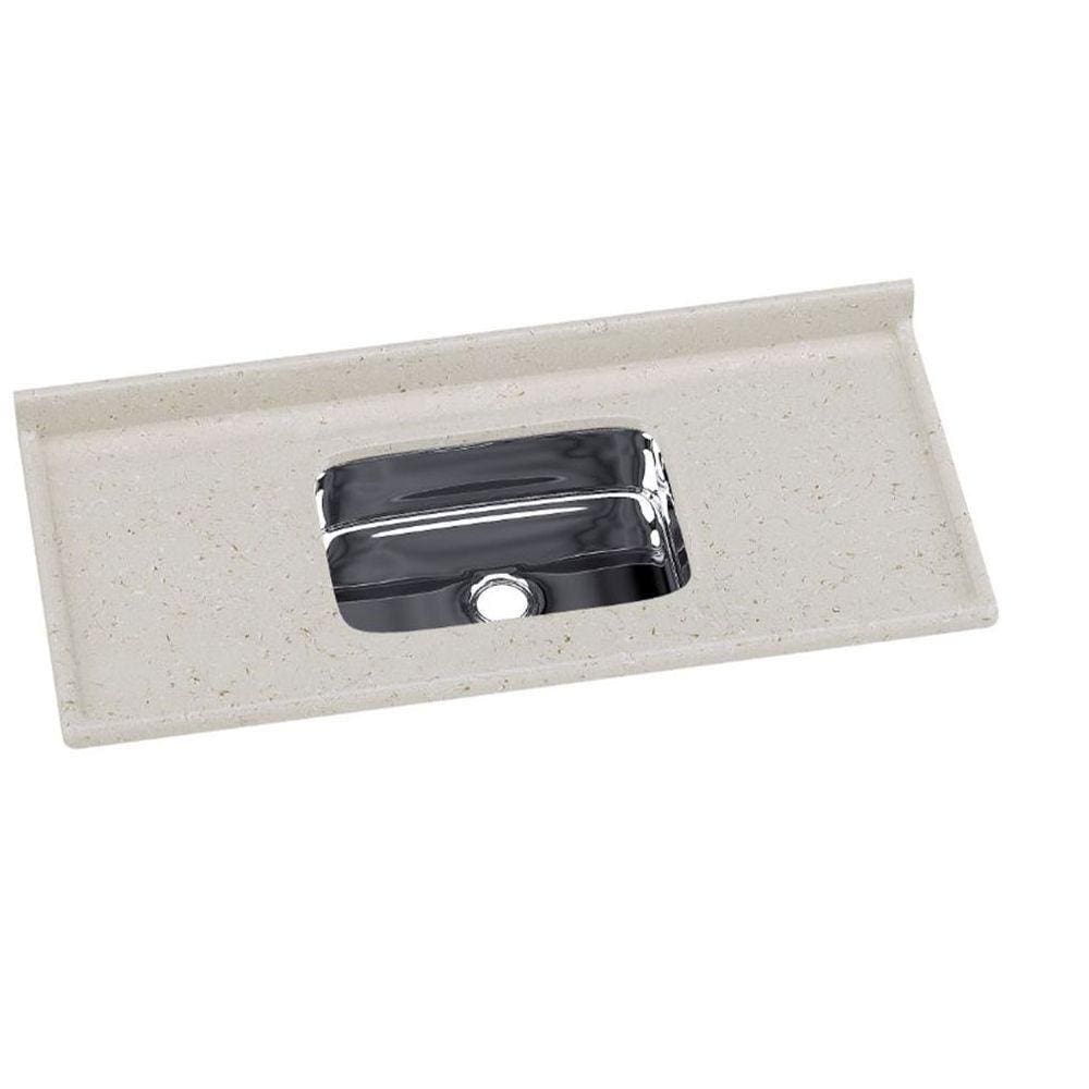 Pia De Cozinha Roralit Granitado Com Cuba Em Inox 120Cm 562208 Travertino