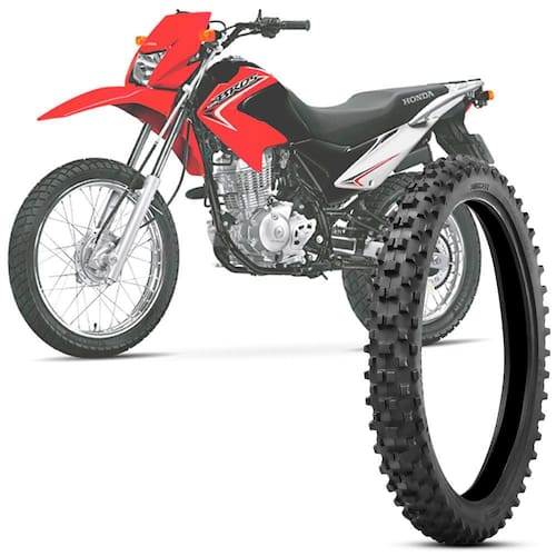 Pneu Moto XTZ Crosser 150 Technic Aro 19 90/90-19 52M Dianteiro TT TMX  Trilha - Hipervarejo