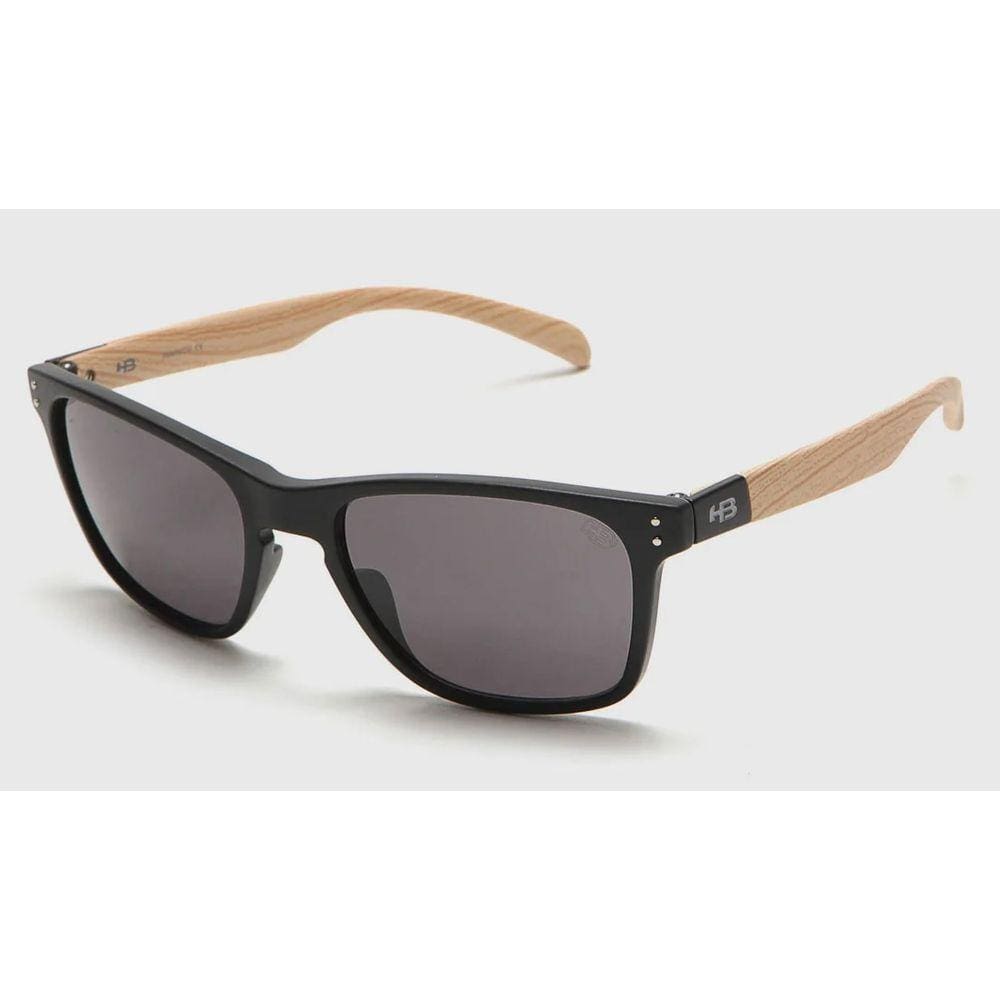Óculos Solar Hb Gipps Ii Matte Black Wood Gray